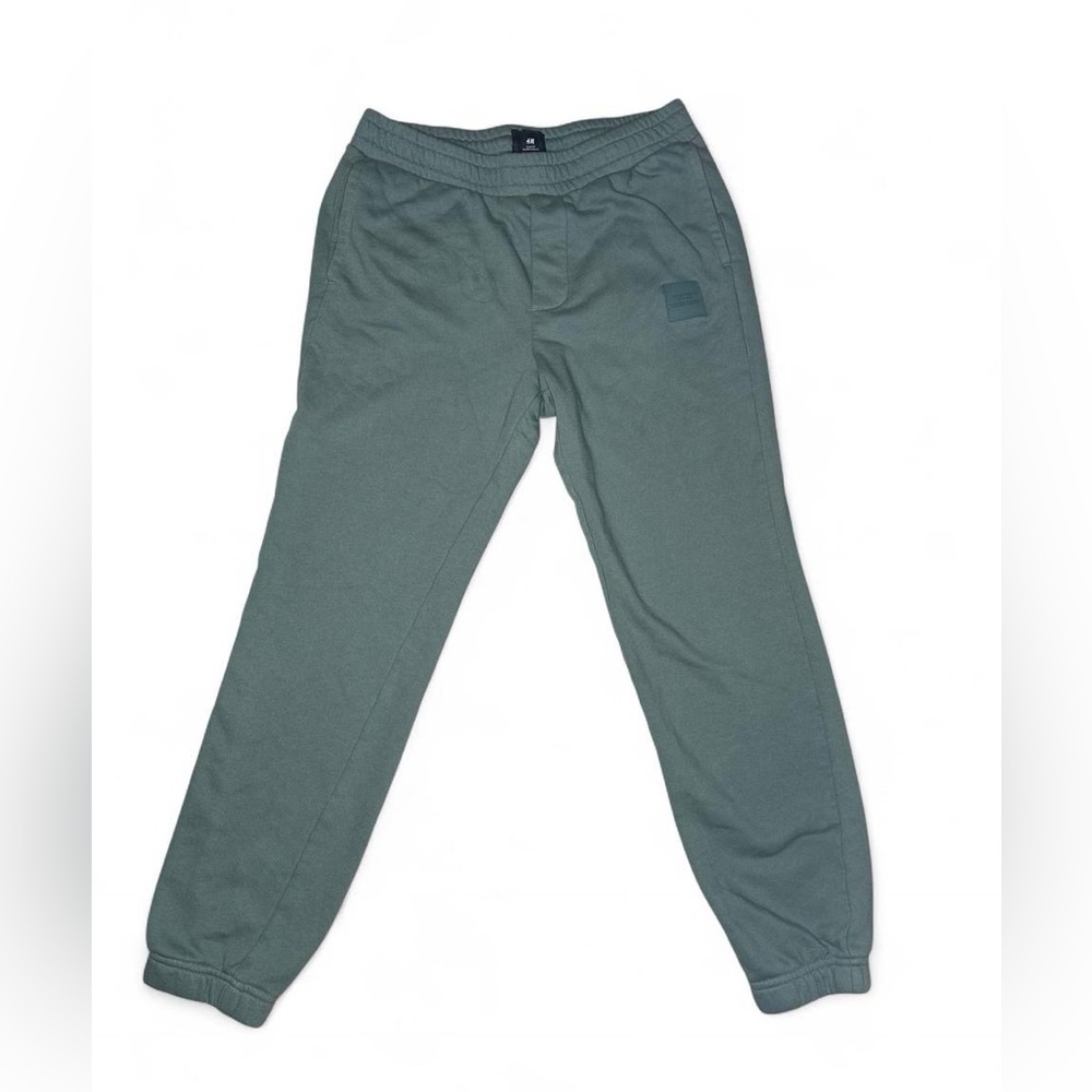 H&M "Les Artisans Du Bon Goût" Teal Green Joggers Sweatpants Lounge S